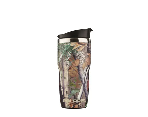 Polaris Pursuit Camo 16 oz. Stainless Steel Travel Mug