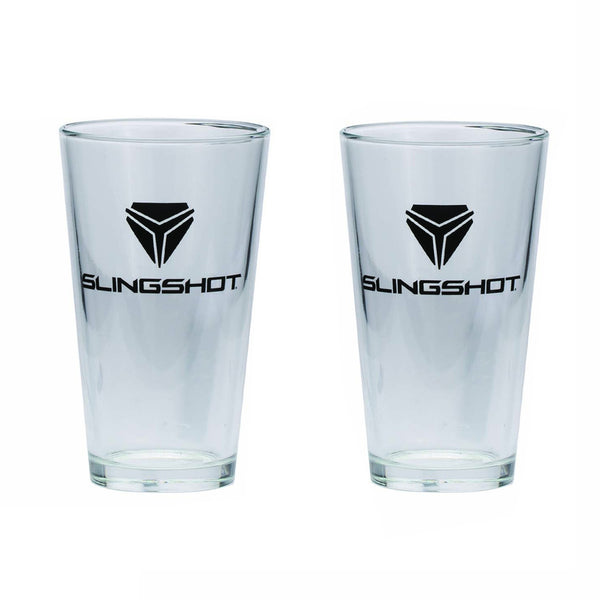 Polaris 16 oz. Pint Glass with Slingshot Logo